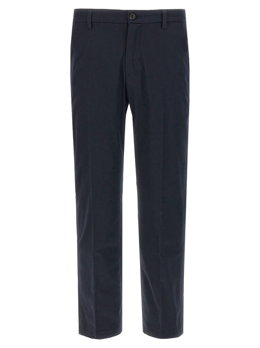 Trousers by Department 5 for men in stretch cotton gray features a sculptural silhouette, showcasing a sculptural cropped and cropped with a sophisticated for a sculptural finish.