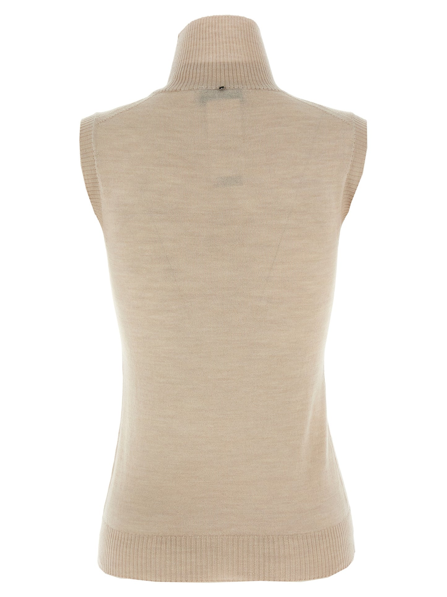 Sportmax Beige Virgin Wool Cardigan
