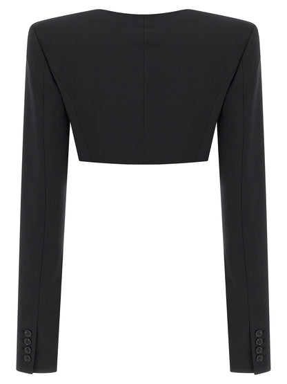 Nensi Dojaka Black Virgin Wool Blazer