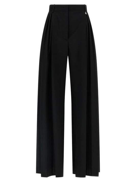 Giuseppe Di Morabito Black Virgin Wool Dress Pants