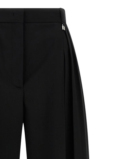 Giuseppe Di Morabito Black Virgin Wool Dress Pants
