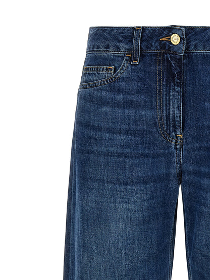 Elisabetta Franchi Blue Cotton Jeans Denim