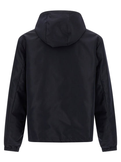 Fendi Blue Polyester Shell Jacket