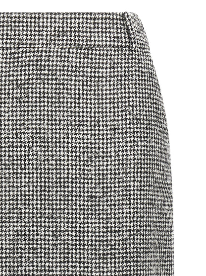 Ermanno Scervino Bicolor Wool Midi Skirt