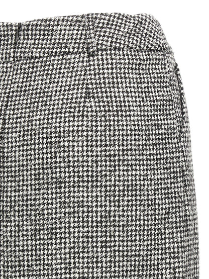 Ermanno Scervino Bicolor Wool Midi Skirt