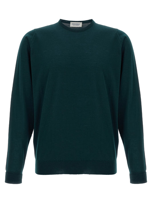 JOHN SMEDLEY Bicolor Merino Wool Cardigan