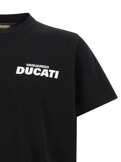 Dsquared² Bicolor Cotton T-Shirt