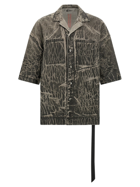 DRKSHDW Gray Cotton Blouse