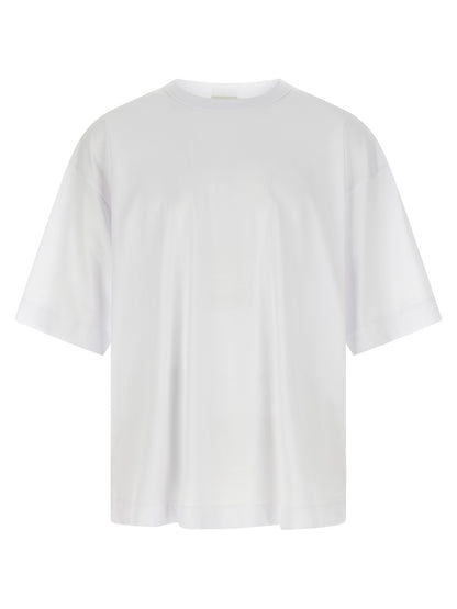 Dries Van Noten White Cotton T-Shirt