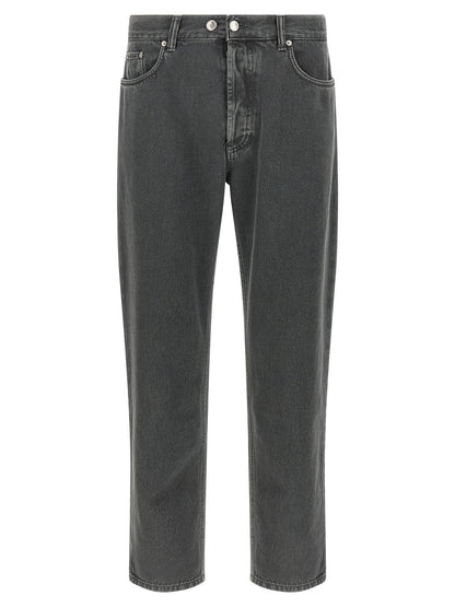 Department 5 Gray Cotton Cropped Jeans