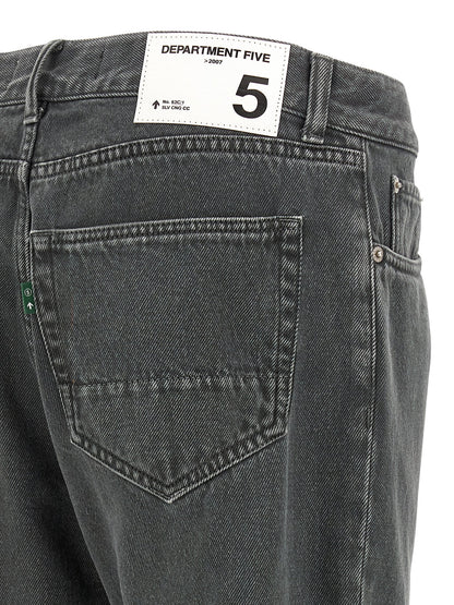 Department 5 Gray Cotton Cropped Jeans
