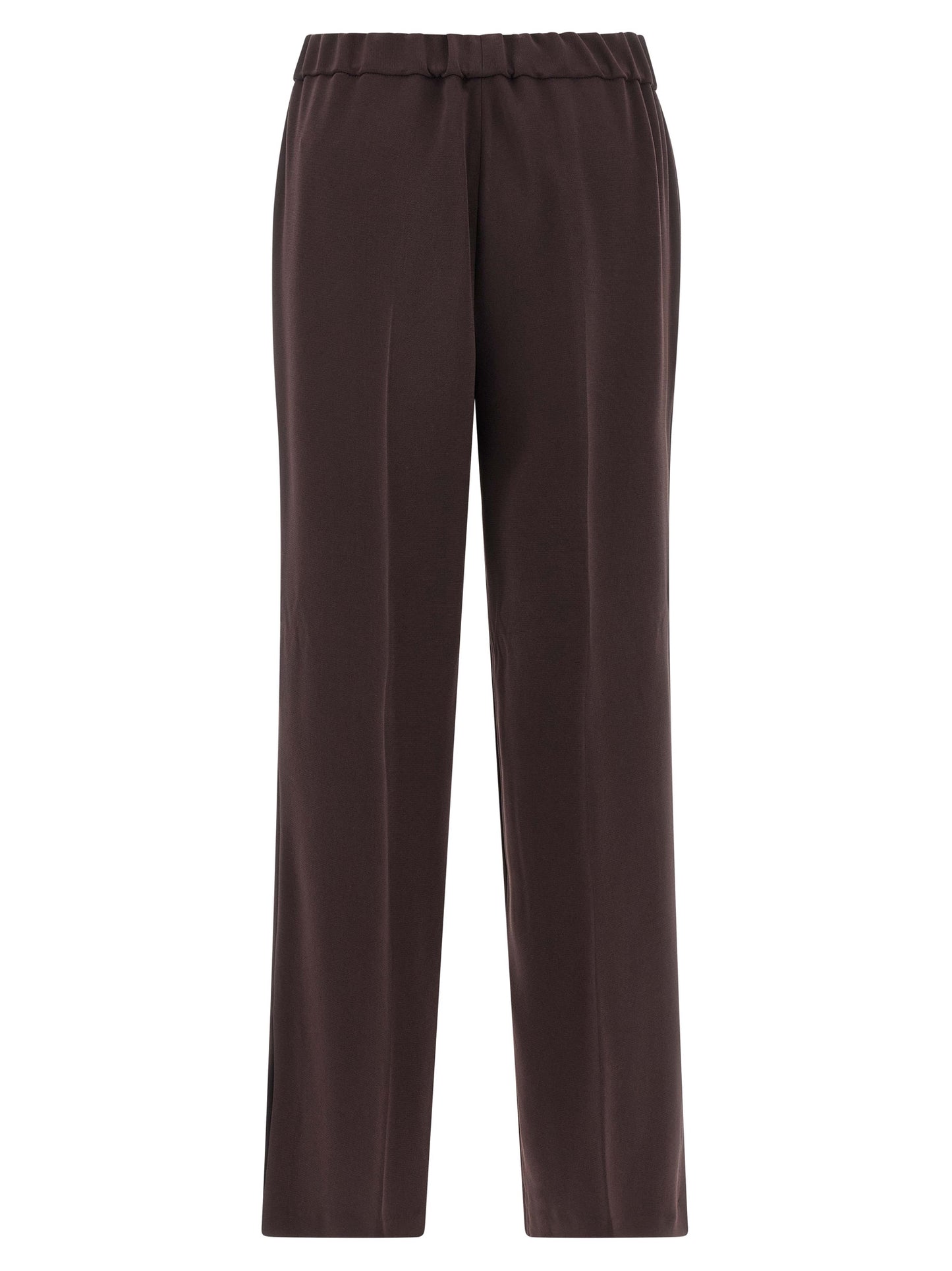 Alberto Biani Brown Triacetate Casual Pants