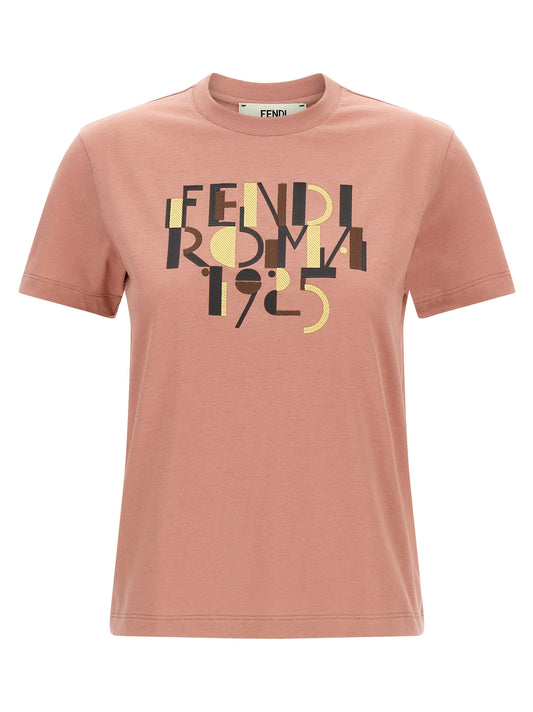 Fendi Multicolor Cotton T-Shirt