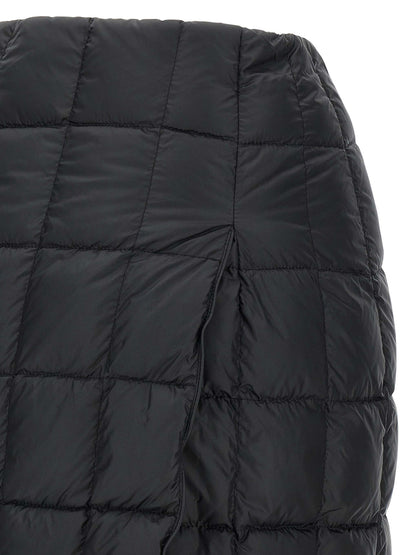 IENKI IENKI Black Nylon Long Skirt