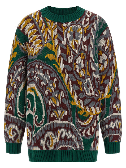 Etro Multicolor Wool Cardigan