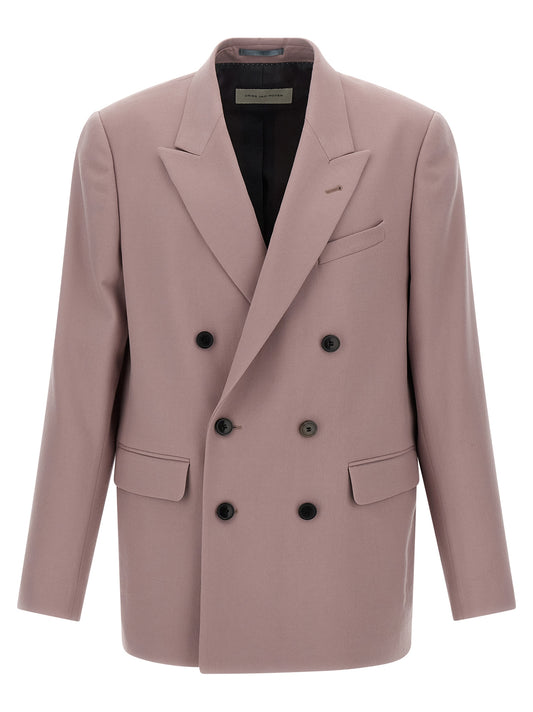 Dries Van Noten Purple Wool Blazer