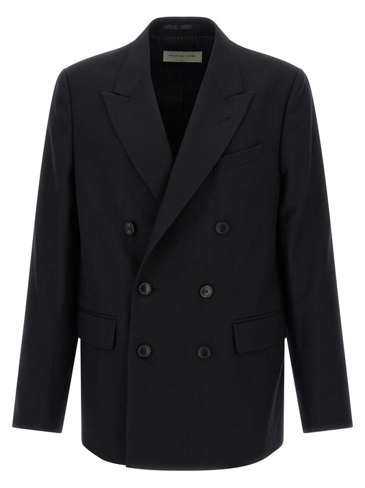 Dries Van Noten Black Wool Blazer