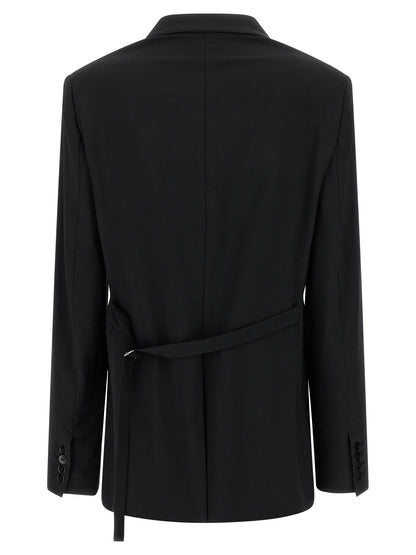 Nensi Dojaka Black Virgin Wool Blazer