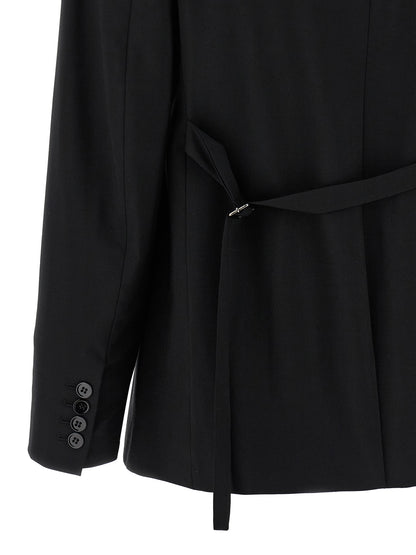 Nensi Dojaka Black Virgin Wool Blazer