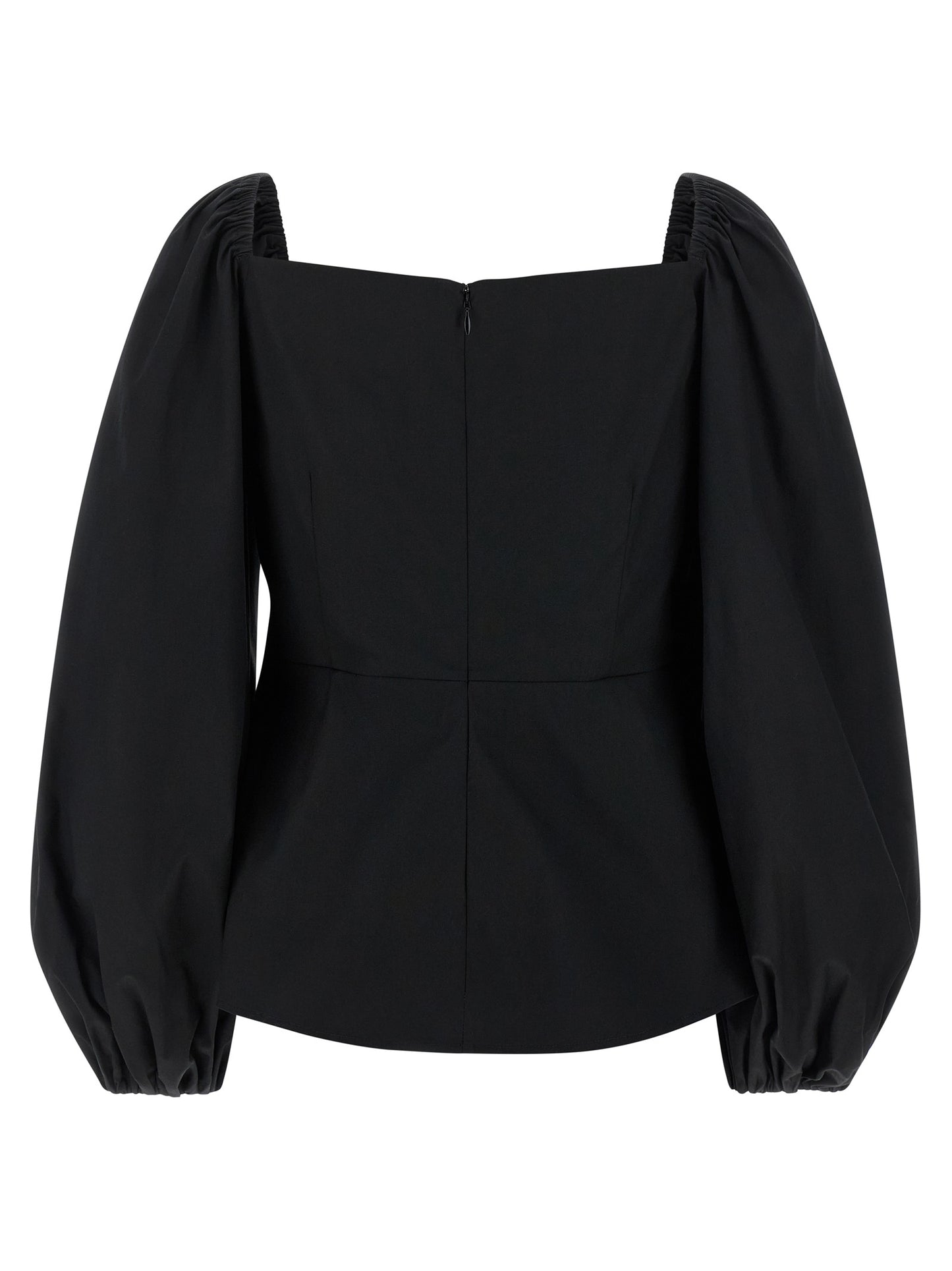 Carolina Herrera Black Cotton Tank Tops
