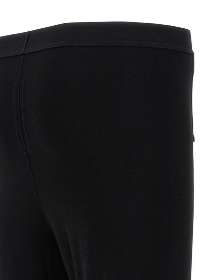 Rick Owens Black Wool Leggings