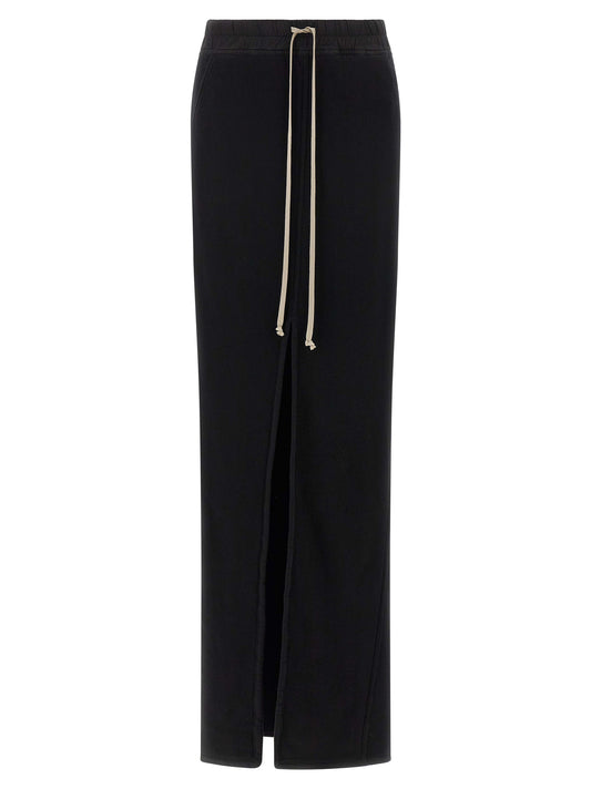 DRKSHDW Black Cotton Mini Skirt