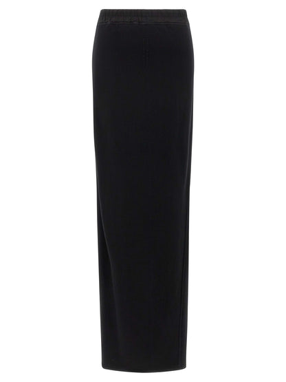 DRKSHDW Black Cotton Mini Skirt