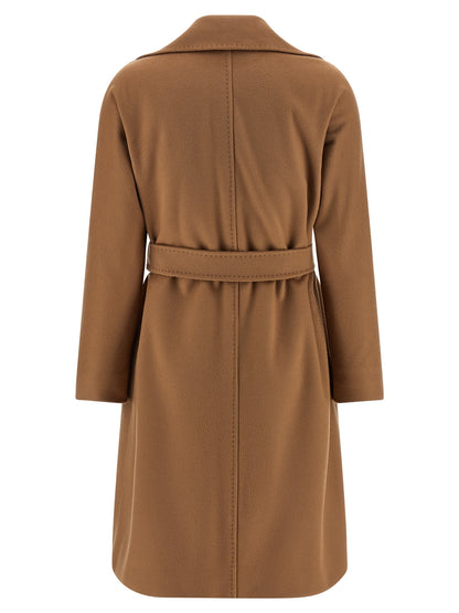 Max Mara Brown Virgin Wool Coat