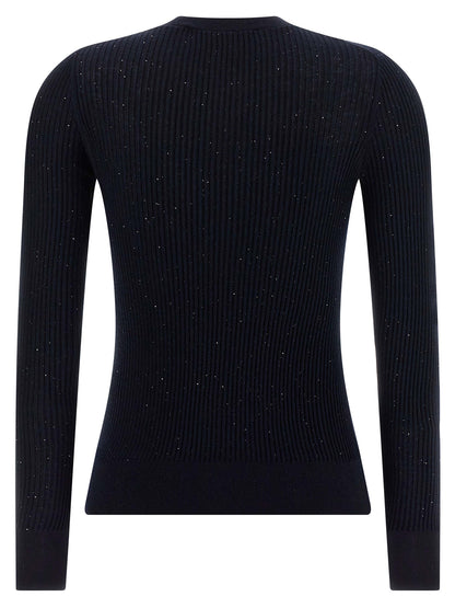 Max Mara Blue Silk Cardigan