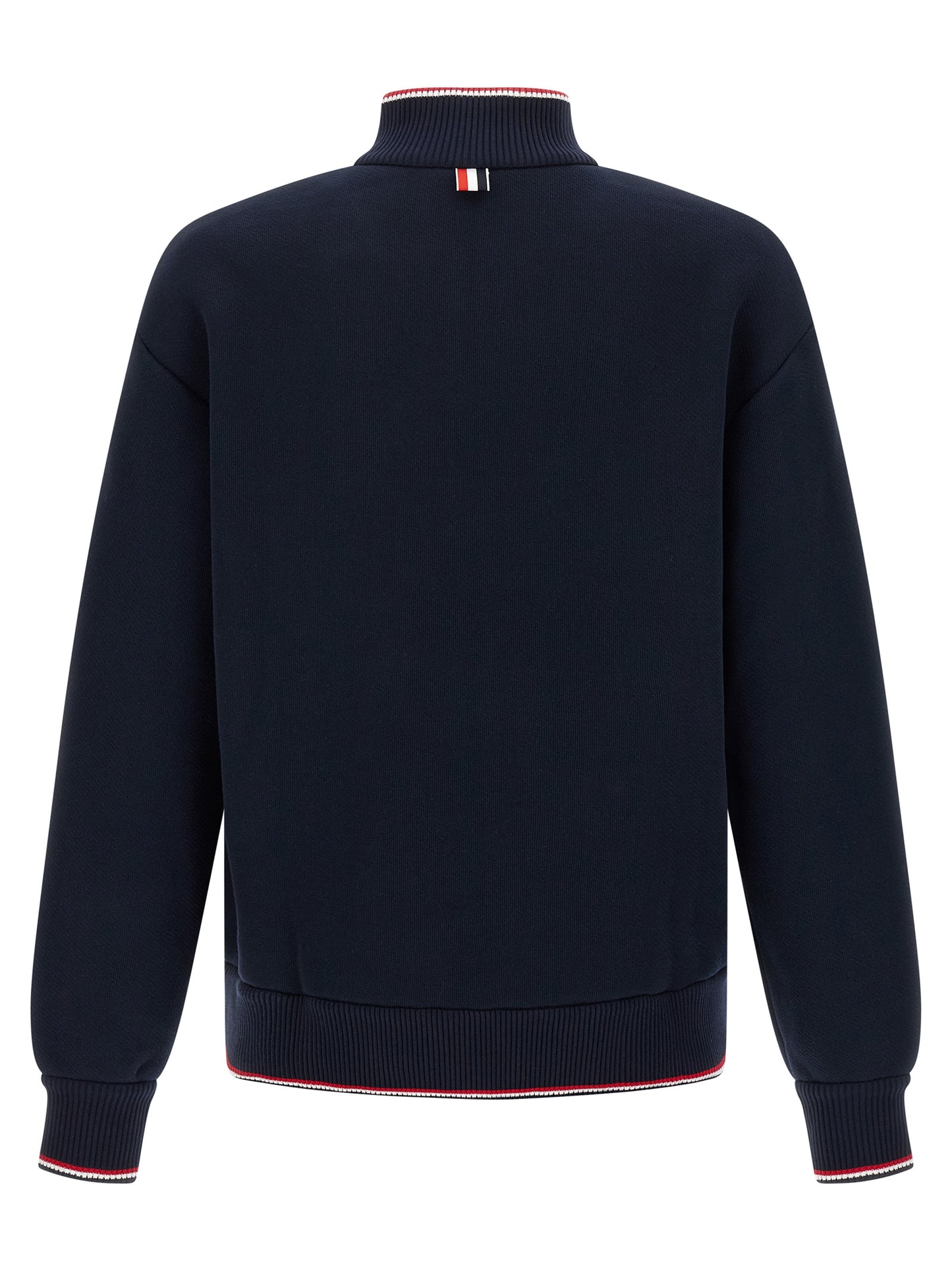 Thom Browne Blue Cotton Sweatshirt