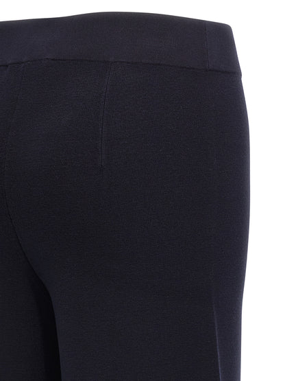 Max Mara Blue Viscose Casual Pants