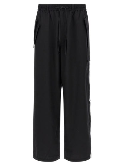 Y-3 Black Polyester Casual Pants