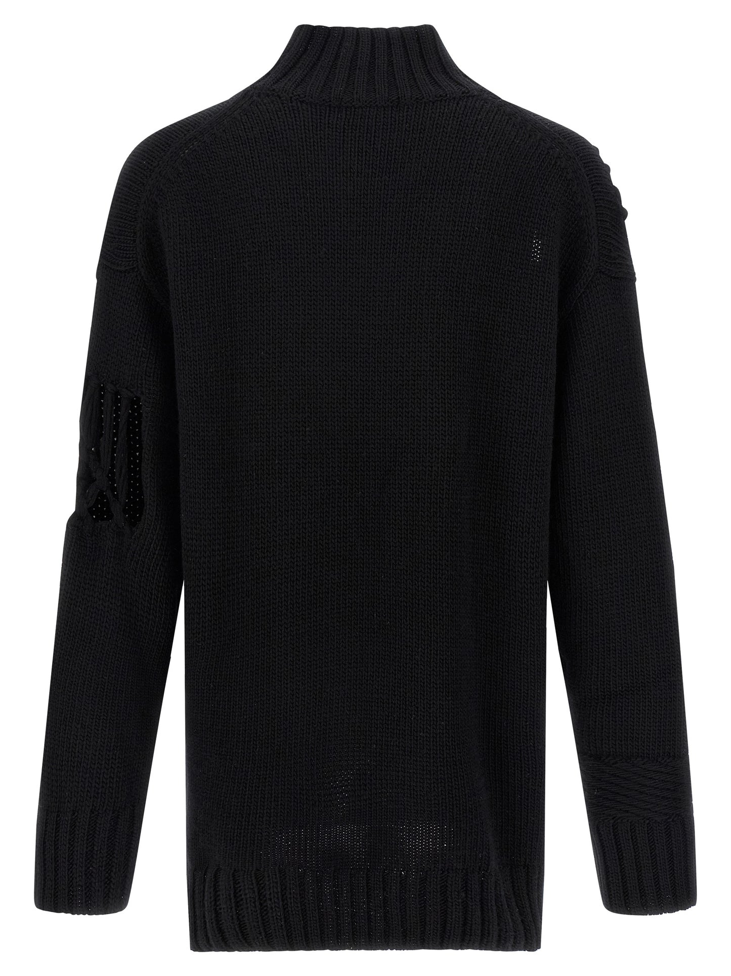 Yohji Yamamoto Black Wool Cardigan