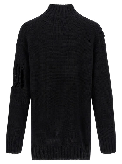 Yohji Yamamoto Black Wool Cardigan