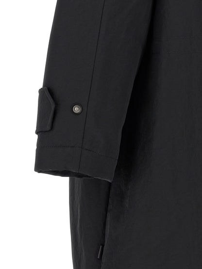 Ami Paris Gray Polyamide Parka