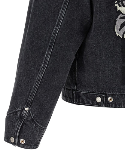 Kenzo Black Cotton Denim Jacket