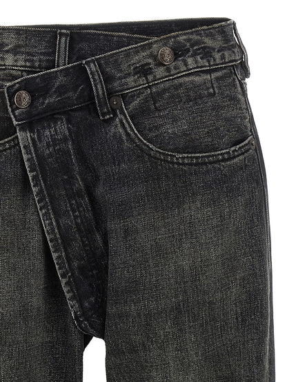 R13 Black Cotton Jeans Denim