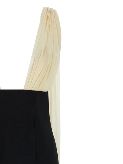 Armarium Bicolor Virgin Wool Long Dress