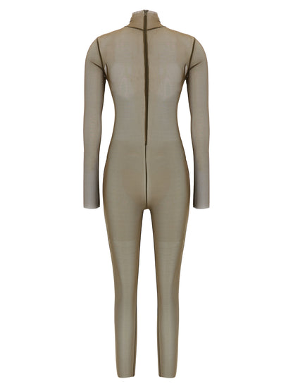Norma Kamali Bicolor Polyamide Jumpsuit