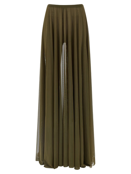 Norma Kamali Bicolor Polyamide Mini Skirt
