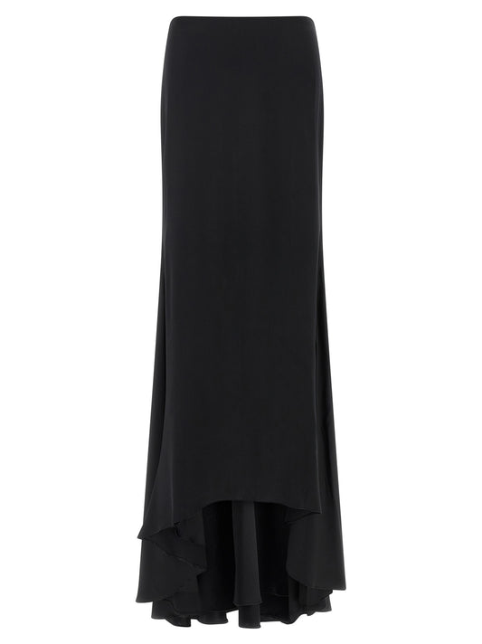 Armarium Black Silk Mini Skirt