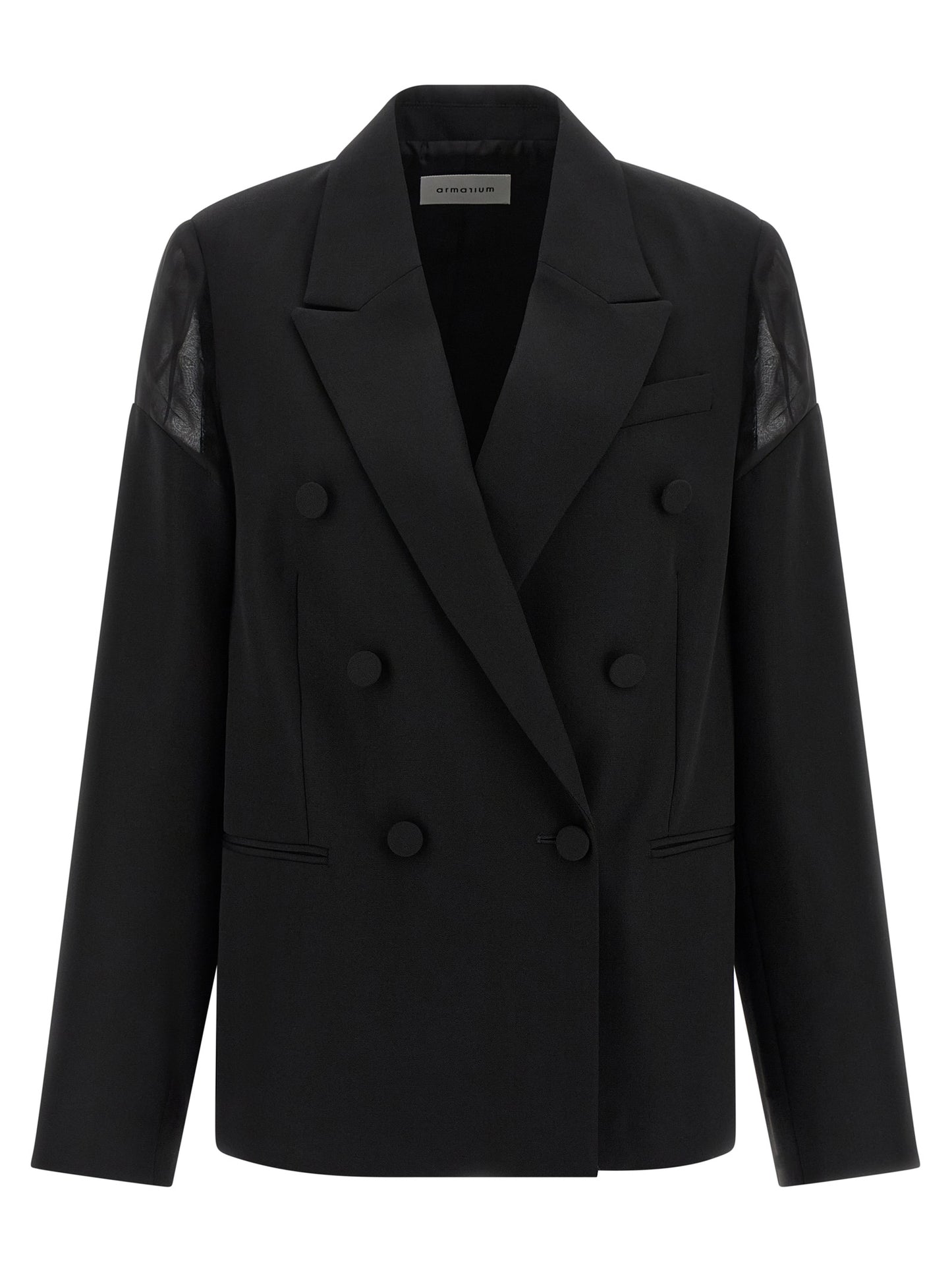 Armarium Black Virgin Wool Blazer