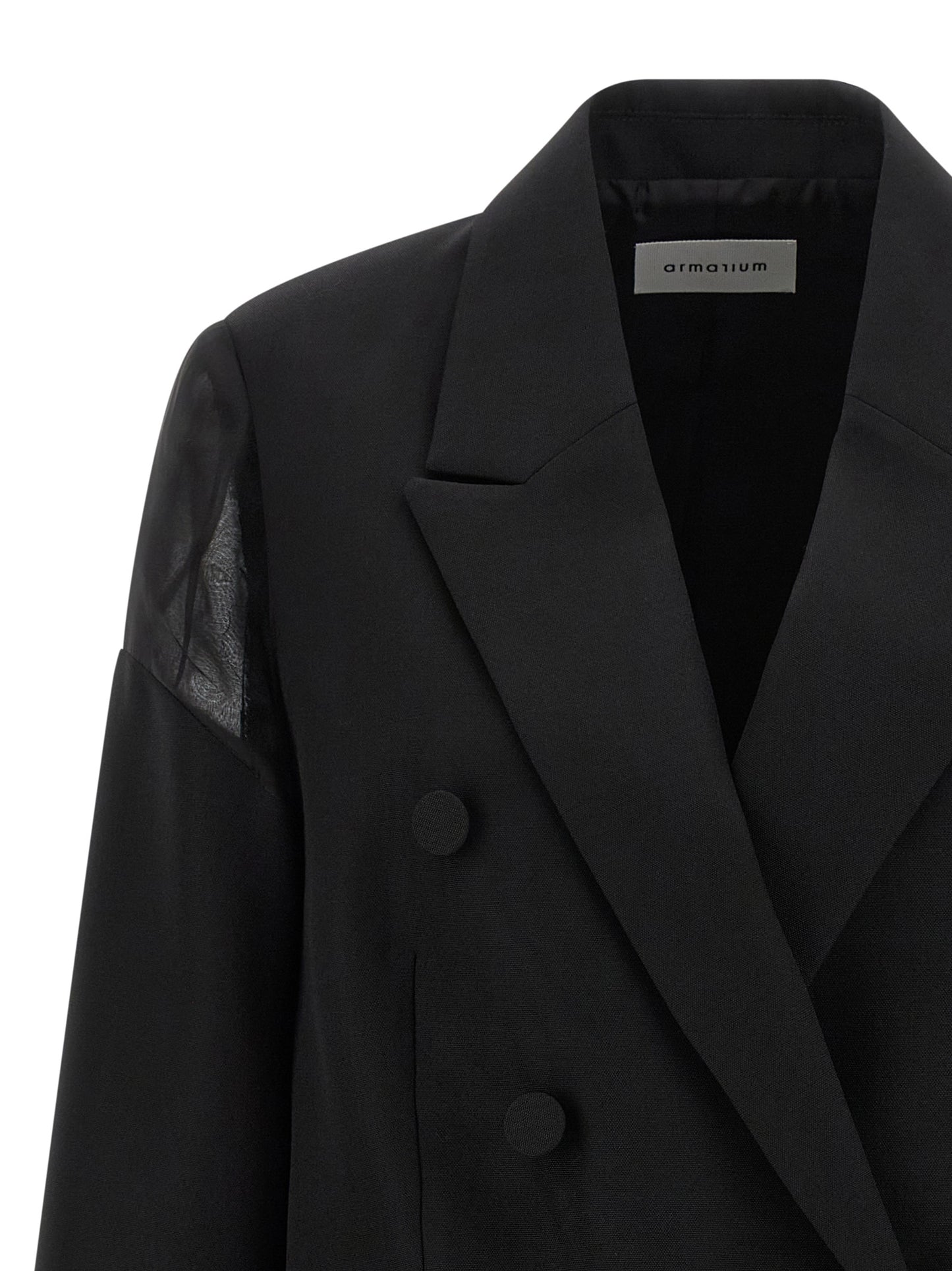 Armarium Black Virgin Wool Blazer