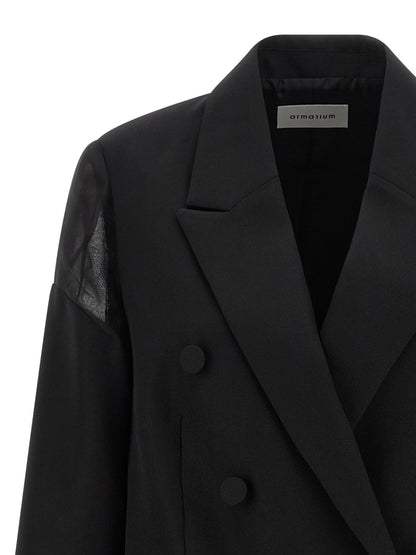 Armarium Black Virgin Wool Blazer