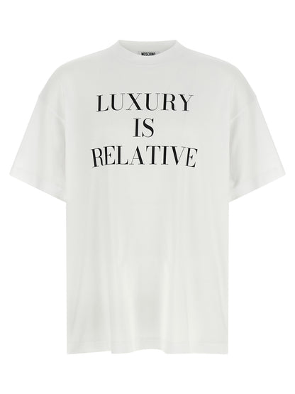 Moschino White Cotton T-Shirt
