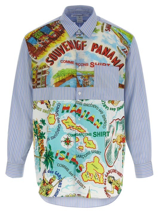 Comme Des Garçons Multicolor Cotton Blouse