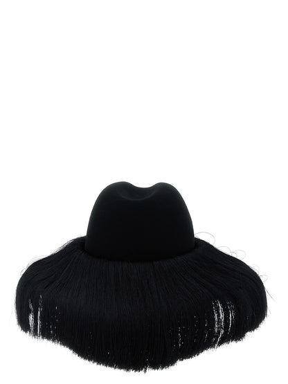Comme Des Garçons Black Wool Fedora