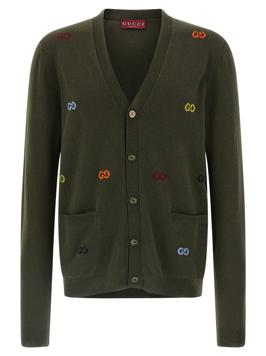 Gucci Bicolor Cashmere Cardigan