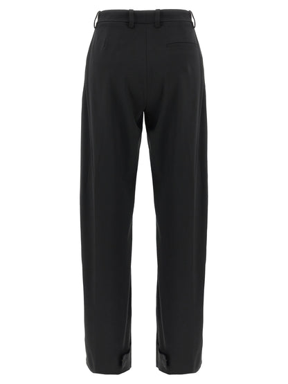 MONCLER GENIUS Black Polyester Dress Pants