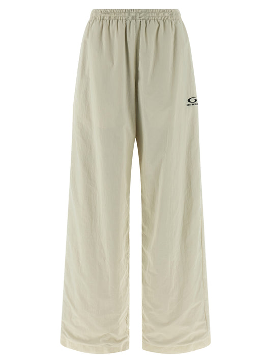 Balenciaga Beige Polyamide Joggers (Workout Pants)